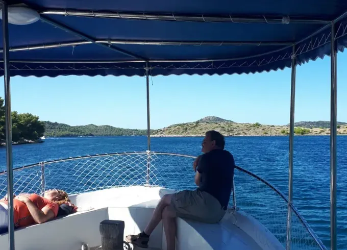 Spacious 40ft tour boat for rent in Zadar Croatia