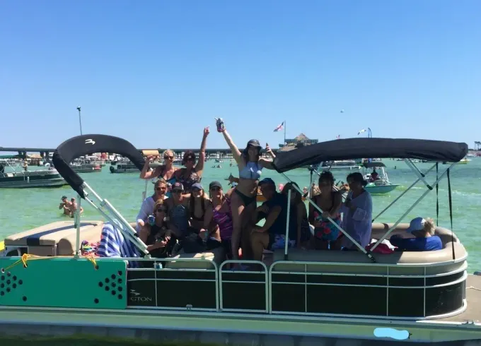 2020 Bennington TriToon for Bachelorette Parties, Cruising, Private Island, more