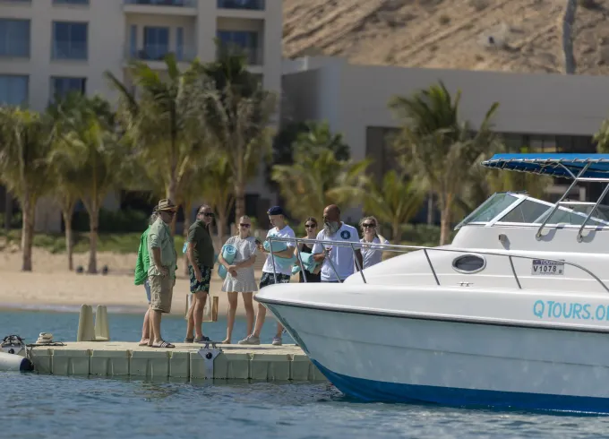 Exclusive boating experience Dolphin watching and snorkeling enhancement
