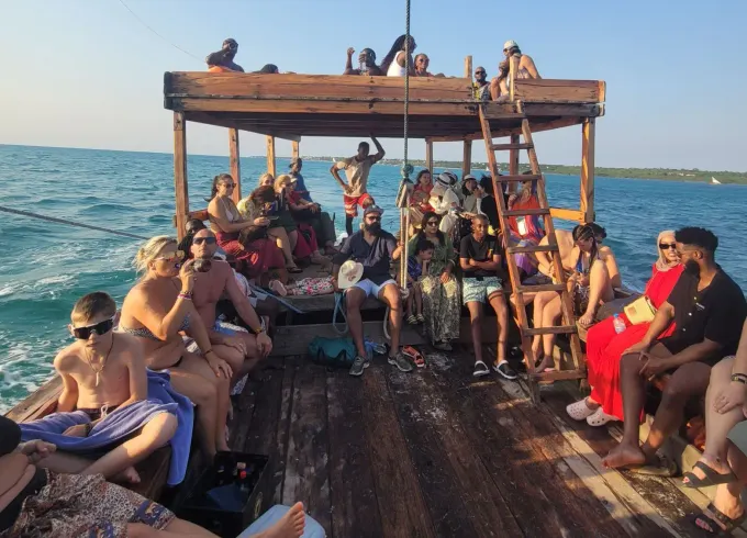 Experience beauty of kendwa and Nungwi beach with local sunset boat cruise