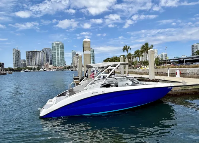 All Inclusive day on the water spacious 25ft Yamaha AR250