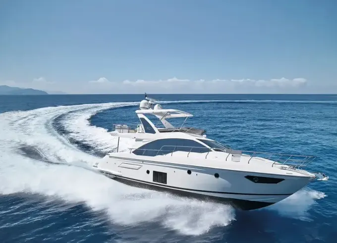 Magnificent Azimut 50ft Motor Yacht With Flybridge In Vallauris