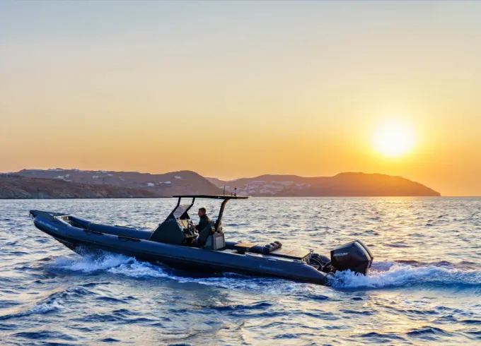 Mykonos Half/Full Day Cruise Marvel G2 960 RIB - Space Cowboy
