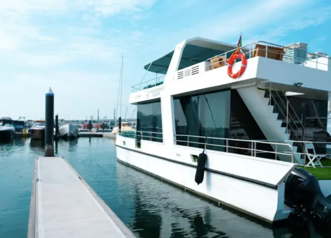 65' Luxury Houseboat with Saloon and Party Deck - Host 50 Guests in Dubai Marina