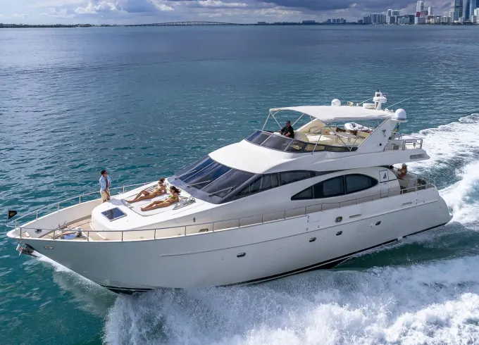 Ultimate Deal! 70' Azimut Fly Yacht for Rent in Miami, Florida