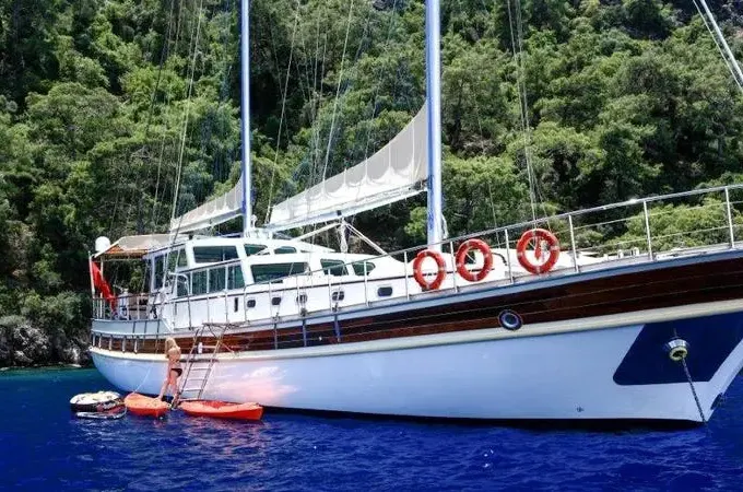 79ft Sailing Gulet Ready To Cruise You Around Corfu - Greece