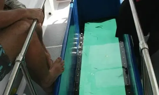 Charter Island Hopper Glass Bottom Boat in Victoria, Seychelles