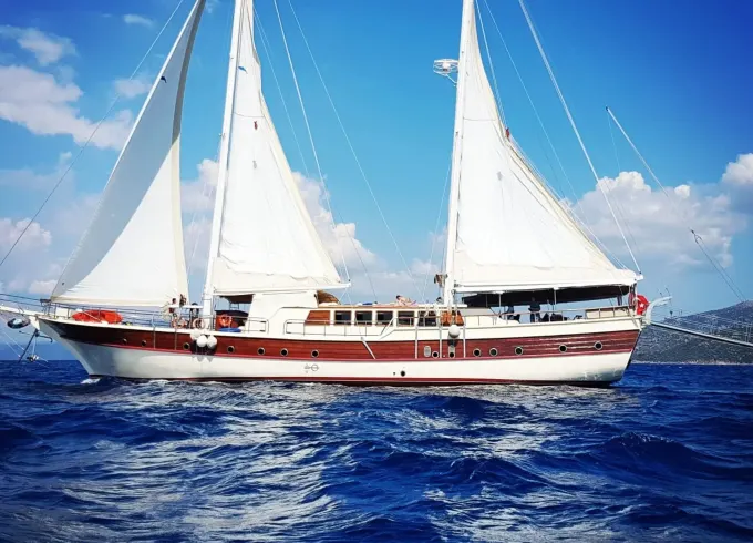 Authentic Turkish 108' Gulet for charter in Muğla