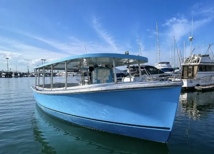 The Giant Webber Duffy Boat in Newport Beach, California