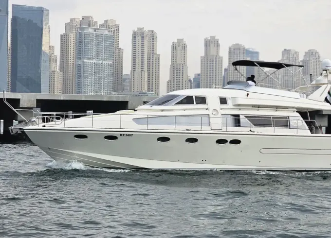 Luxury 65ft Majesty Yacht for Events & Parties (Up to 30 Guests)-Dubai Marina 🐬