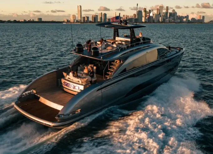 80ft Pershing Yacht Charter in Montauk for Day Trips and Celebrations
