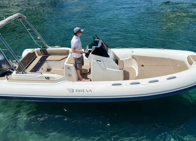 RIB BREVA 630 - 115 hp - Boat License Required - Self Drive/Skipper on request