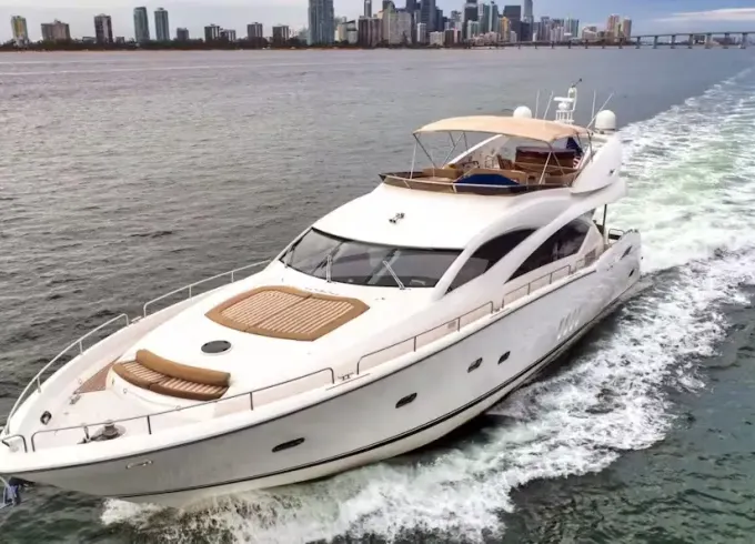 Jacuzzi, sun, and sea: Your floating party on the Azimut 90 ft"