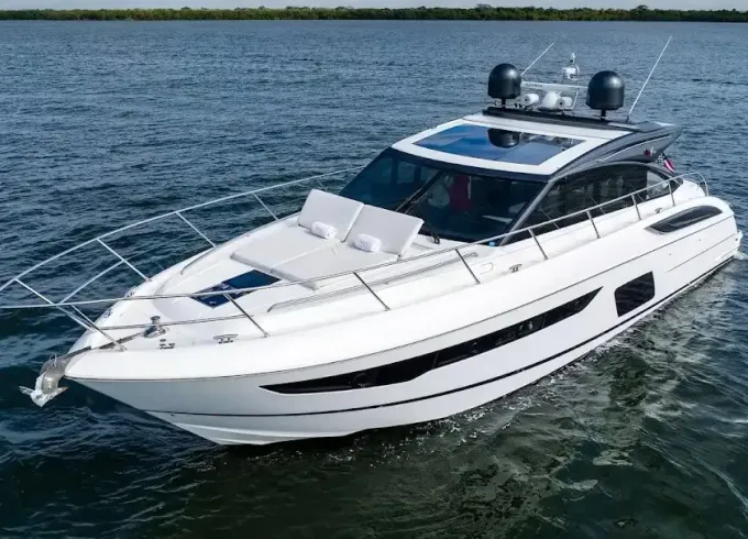 58ft Princess Yacht in the Hamptons for Day Charters and Celebrations