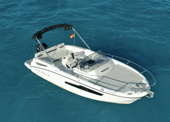 Discover Ibiza and Formentera with Karnic 602 Boat