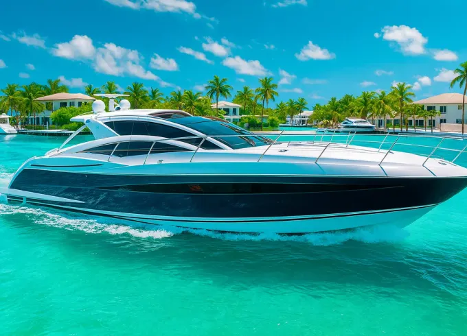 Gorgeous luxury 58' Express Savannah cruiser yacht