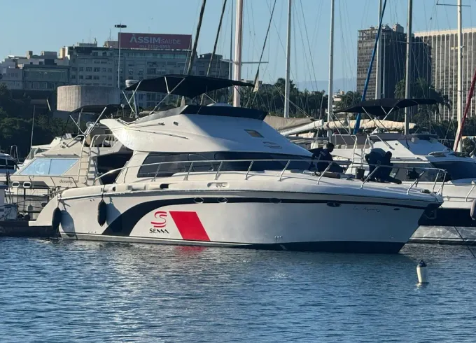 50ft Baltimore-Senna Motor Yacht Rental in Rio de Janeiro, Brazil