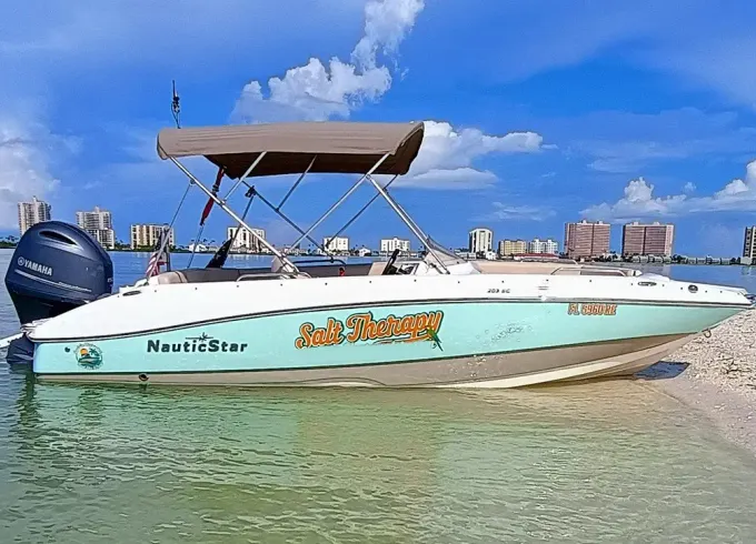 Private Boat Charter - 21' NauticStar Deck Boat 6 Guests – Captain Belleair