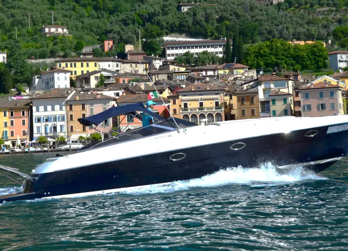 Discover the Northern Garda Lake on a 38ft Marine Motorboat with Skipper