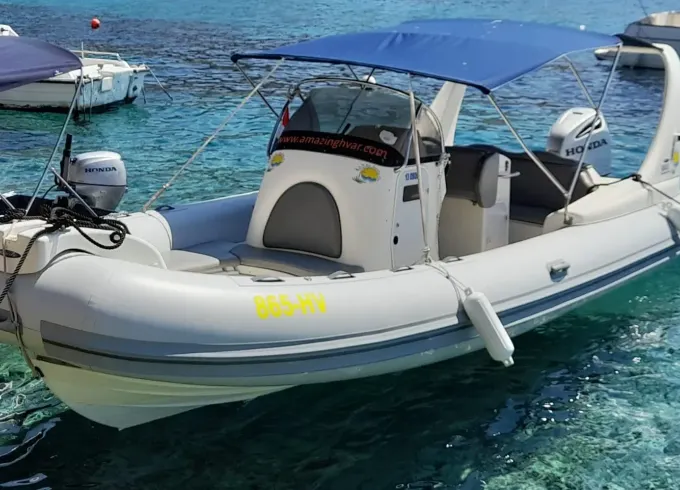 Hvar Beach Hopping and Snorkeling from Hvar town onboard Zodiac Medline