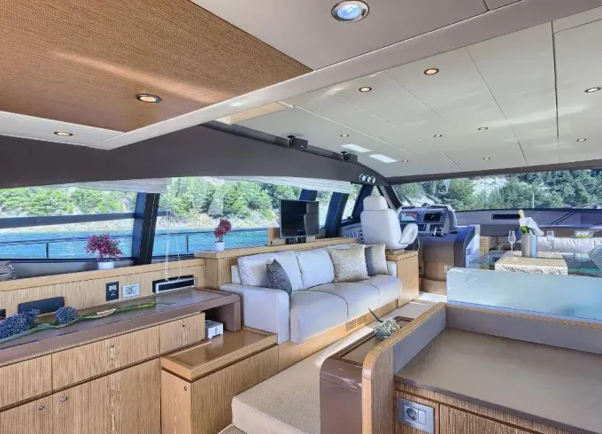 ''Kimon'' Ferretti 620 Power Mega Yacht for Charter in Kaštel Gomilica, Croatia
