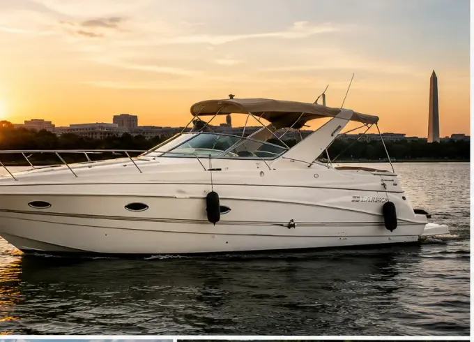 Private 35' Larson Yacht Charter | Birthdays, Sunset Cruises & Celebrations
