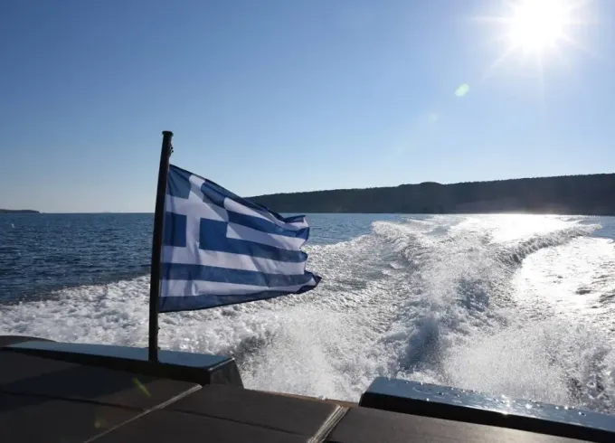 Enjoy the 36' Mega RIB Scorpion Ment in Voula, Greece