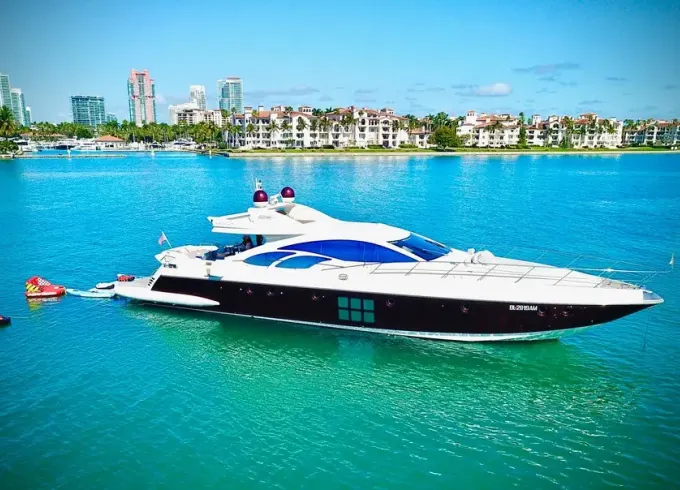 Ultimate Deal! 86' Azimut Yacht for Rent in Miami, Florida.