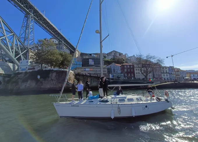 Oporto Beneteau Sailing Boat Tour, Douro River and Sea with Sunset Option