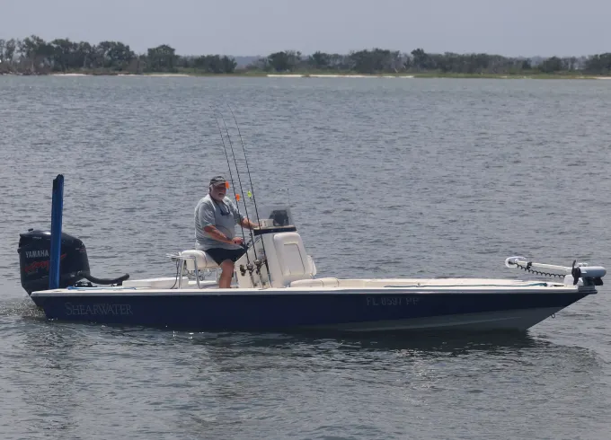 Inshore Fishing Charter Onboard 23ft Shearwater Bay Boat