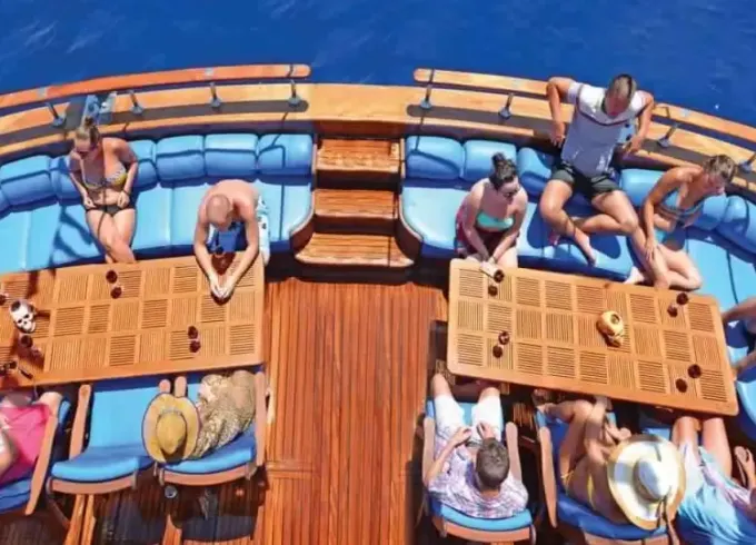 Exciting Pirate Boat Trip to Tiran Island in Sharm el sheikh, Egypt