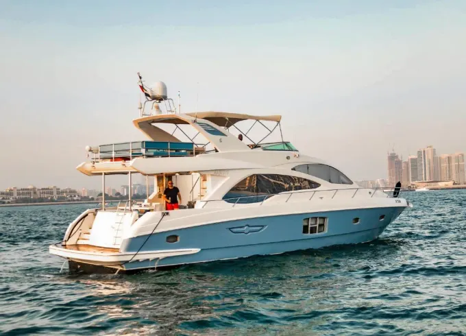 Dubai Boat Rental 🐬 - 72ft Blue Moon Luxury Yacht for 30 Persons