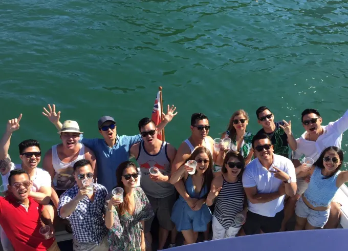 Entertain aboard Santa Cruz Halvorsen Motor Yacht in style on Sydney Harbour!