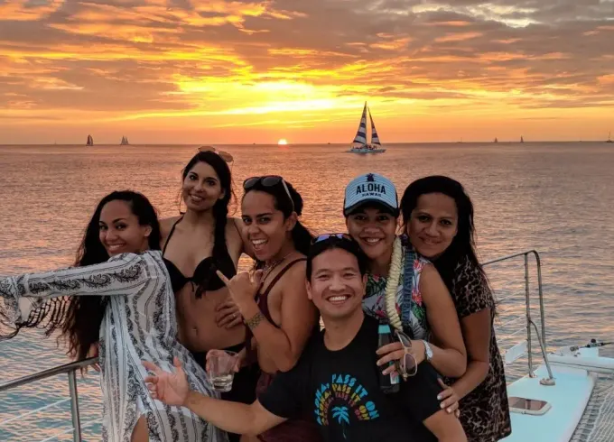 Sailing Charter On 48' Custom Made Sailing Catamaran In Honolulu, Hawaii