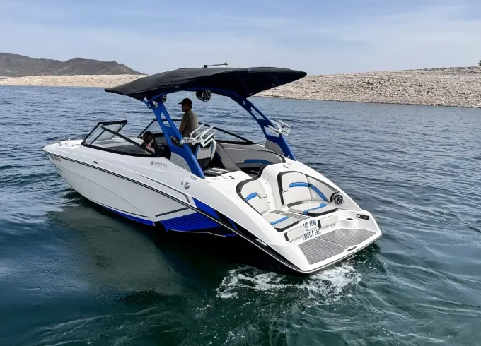 Yamaha Wake Surf Jet Boat at Lake Pleasant - 360hp - 10Passengers