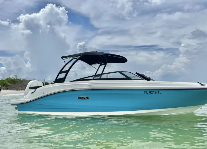 Private Dolphin and Island Tour on the Gulf of Mexico on a 2023 Sea Ray!
