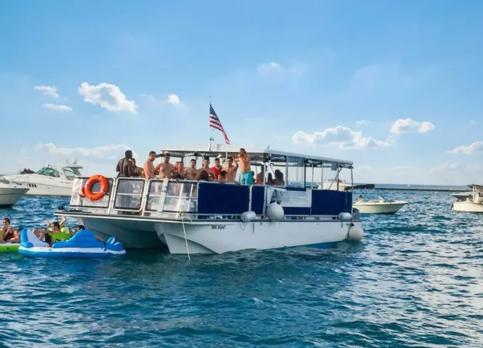50' Corinthian Big Party Boat for up to 24 people at Navy Pier Marina