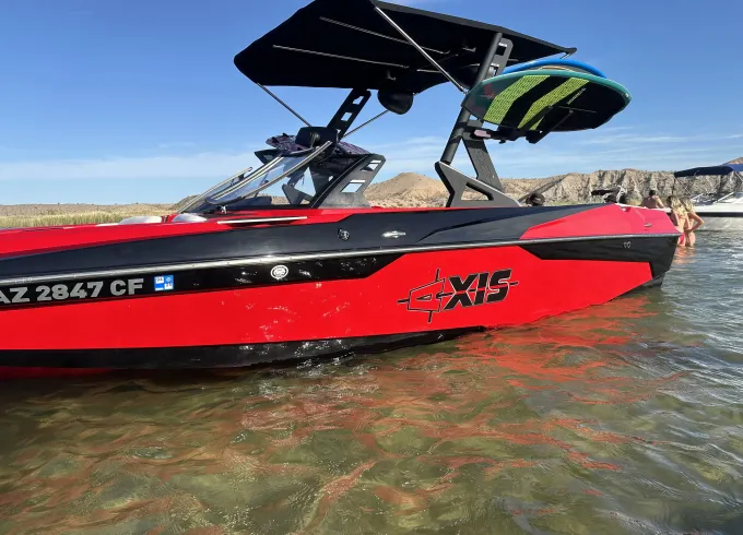 22' Axis Wakesurf Boat with captain included