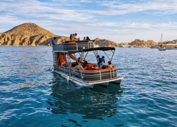 Cabo San Lucas Double Deck Party Pontoon - Holds 20 Guests