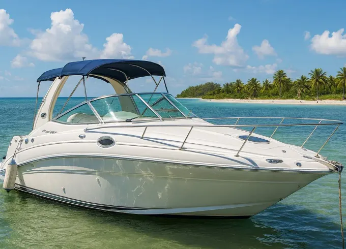 31' Sea Ray 280 Luxury Cruise for 9 Guests