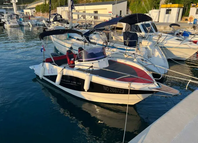 Barracuda 595 SD, Suzuki 140hp rent on Krk