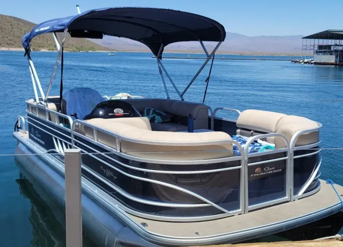 22ft Party Barge fun for the whole family at Lake Pleasant