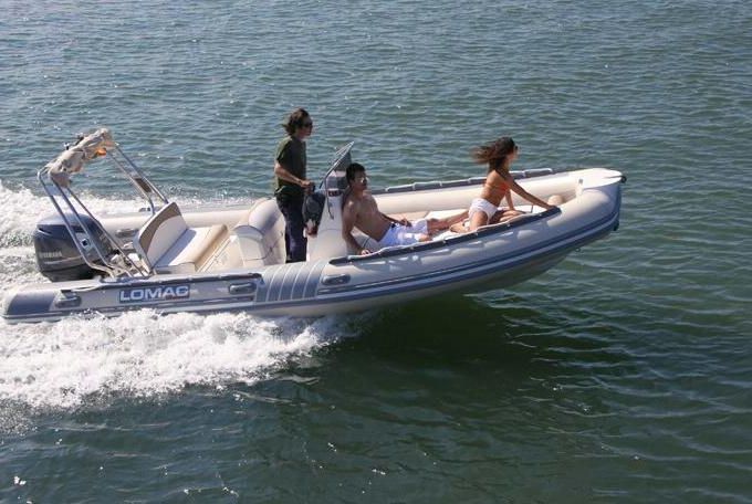 Rent In Costa Brava A Lomac 600 IN Inflatable Boat!