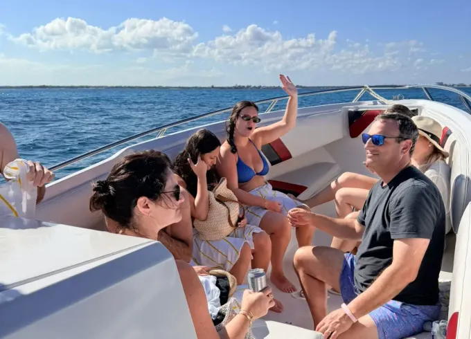 8 Hour Rose Island Adventure on our Renegade 38