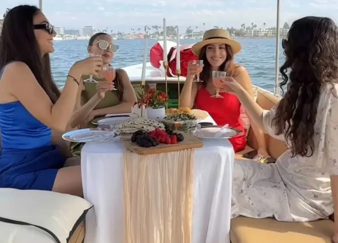 Electric Duffy Boat in Marina Del Rey