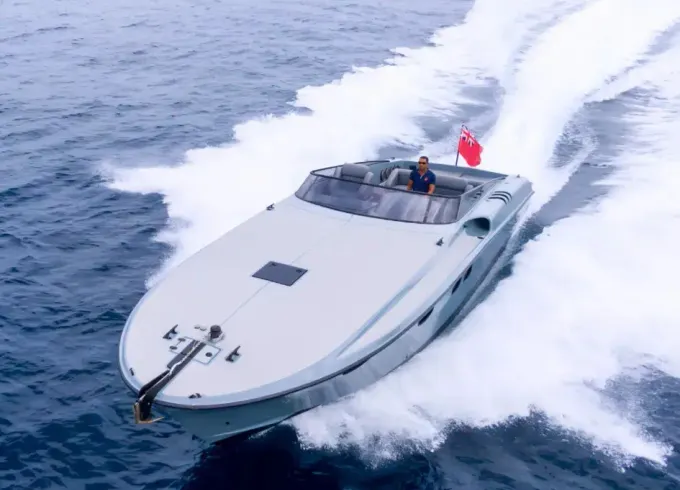 Ibiza: Magnum 44 High-Performance Offshore Cruiser for 8 Guests