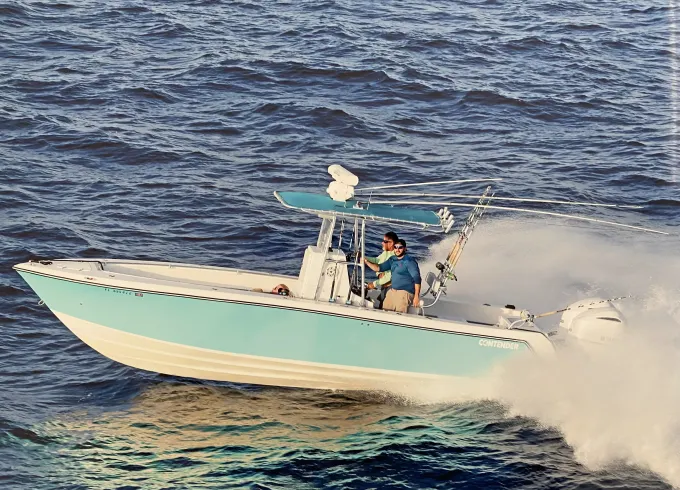 28ft Contender Center Console Where the Boat Meets the Sandbar Palm Beach