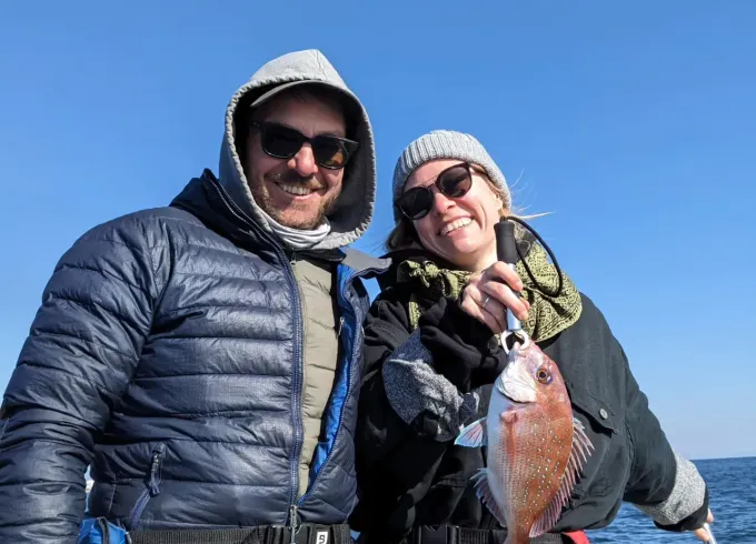 Wonderful Private Fishing Charter in Osaka Bay!!