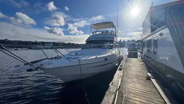 44' Yacht with views of the Space Needle and Downtown Seattle