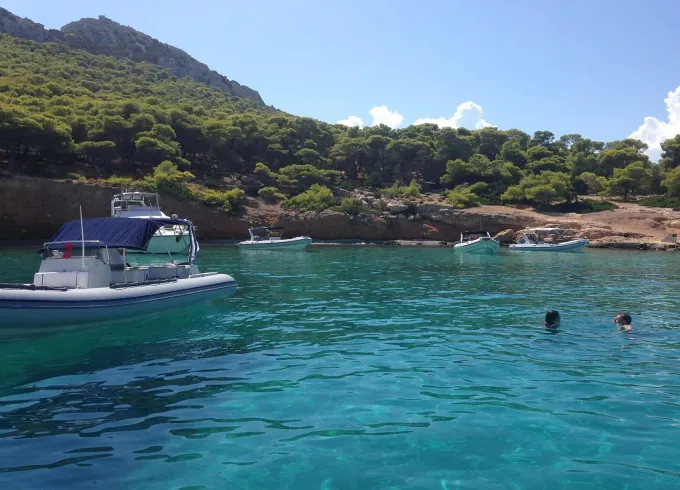 Daily Trip from Athens to Aegina - Moni and Poros Islands with Technohull